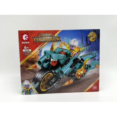 Конструктор д/б Sembo 1050-1053 Дракон &quot;Мотоциклы&quot; 4 вида 4 шт. в упаковке 24х19х5