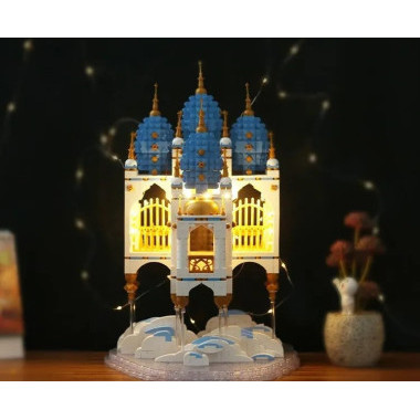 Конструктор Mould King 16015 Архитектура &quot;Небесный город&quot; светильник, 2866 дет.