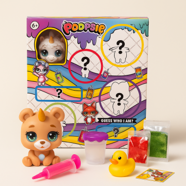 Куклы Питомцы Poopsies слайм  и аксессуары  в коробке 24х28см