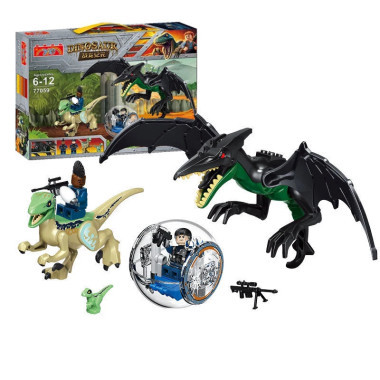 Конструктор 77056, 77057, 77058, 77059, 77060, 77061 Динозавры 6 видов