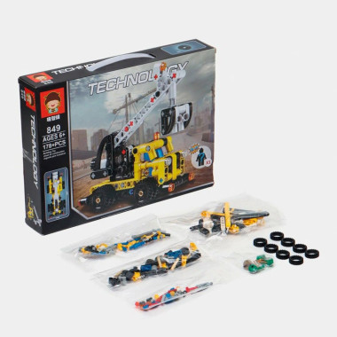 Конструктор Technology 849 Техника &quot;Автокран&quot; 178 дет.