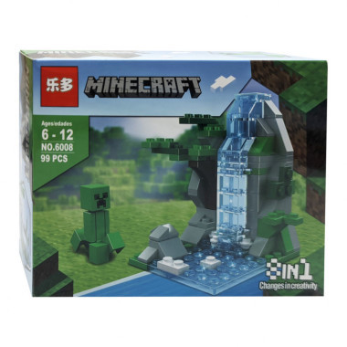 Конструктор LEDUO 6008 Майнкрафт &quot;Разные миры&quot; 8 шт. в упаковке 19.5х14х4.3см