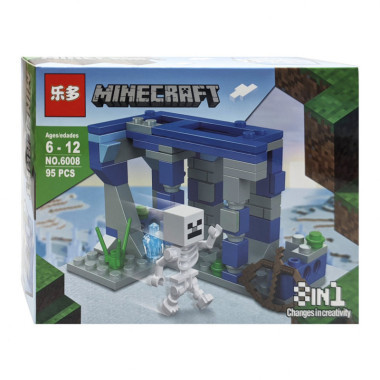 Конструктор LEDUO 6008 Майнкрафт &quot;Разные миры&quot; 8 шт. в упаковке 19.5х14х4.3см