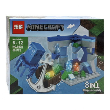 Конструктор LEDUO 6008 Майнкрафт &quot;Разные миры&quot; 8 шт. в упаковке 19.5х14х4.3см