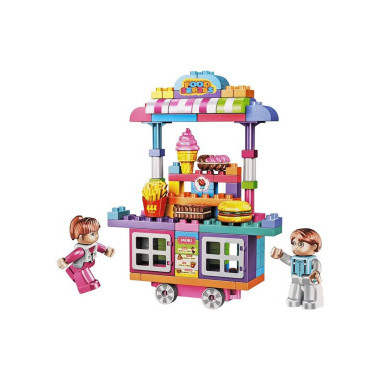 Конструктор Wisdom 6787-6 Duplo &quot;Кафе на колесах&quot; 177 дет 33х9х44 см