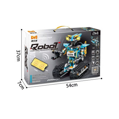 Конструктор Yonglexing 11037 Robot 2в1 "Синий трансформер" на р/у 775 дет. 37х7х54 Конструктор Yonglexing 11037 Robot 2в1 "Синий трансформер" на р/у 775 дет. 37х7х54