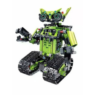 Конструктор Yonglexing 11035 Робот 2в1 &quot;Зеленый трансформер&quot; на радиоуправлении 763 дет. 37х7х54