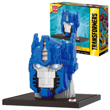 Конструктор Balody 12002 Супергерои &quot;Оптимус Прайм&quot; глаза светятся 1823 дет. 29x25.5x11 см