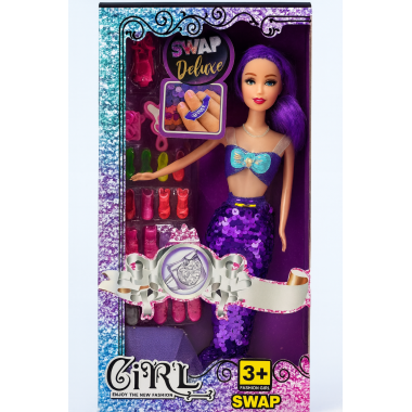 Кукла Барби русалочка с аксессуарами 5 видов 20х5х33