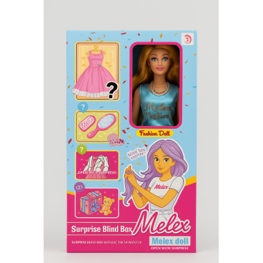 Кукла Сюрприз 3 вида с аксессуарами  32.5х5.6х17.5 см