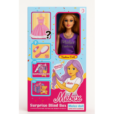 Кукла Сюрприз 3 вида с аксессуарами  32.5х5.6х17.5 см