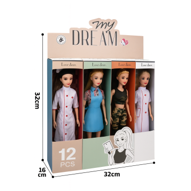 Куклы 4 вида шарнирные в ассорт. Цена за 1 шт.