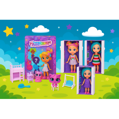 Кукла Hairdorables сюрприз и питомец размер кор. 21х8х17см