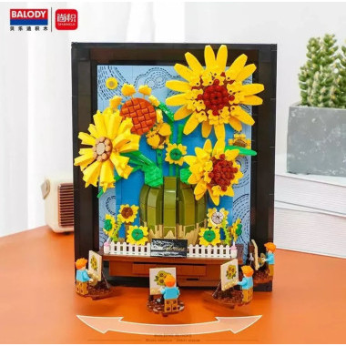 Конструктор Balody 21168 3D-Картина Букет полевых цветов 1277 дет 23x30x8 см