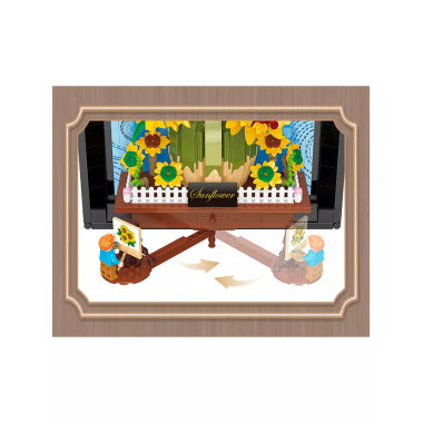 Конструктор Balody 21168 3D-Картина Букет полевых цветов 1277 дет 23x30x8 см