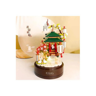 Конструктор Balody 21239 Музыкальная шкатулка Китайский домик 538 дет 23x30x8