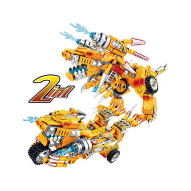 Конструктор LWCK 60023 Динозавры &quot;Колесница Хищника&quot; 2в1 367 дет 38.5x27x5.5 см