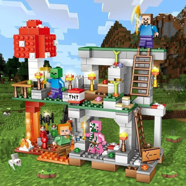 Конструктор PRCK 63036 Майнкрафт &quot;На Остров&quot; 8 шт в упаковке 19х14х4.3 см