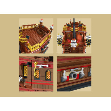 Конструктор Reobrix 66010 Пираты &quot;Месть королевы Анны&quot; 3066 дет.