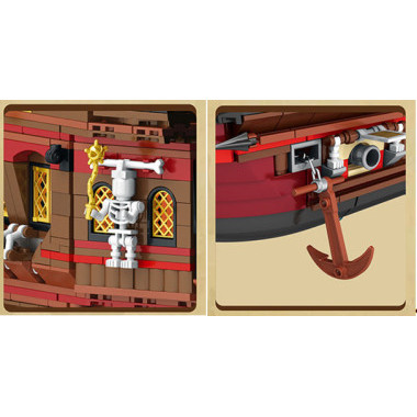 Конструктор Reobrix 66010 Пираты &quot;Месть королевы Анны&quot; 3066 дет.