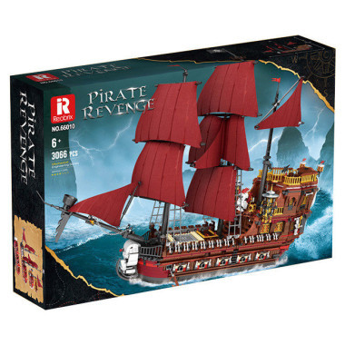 Конструктор Reobrix 66010 Пираты &quot;Месть королевы Анны&quot; 3066 дет.
