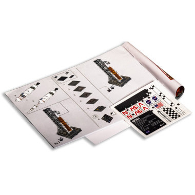 Конструктор BELA 68009 &quot;Ракета NASA Artemis&quot; 3644 детали, 37,3х55,1х15,2 см.