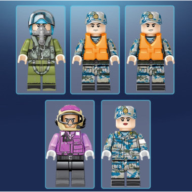 Конструктор Sembo 202051 &quot;Вертолет Z-18&quot; 908 дет. в кор. 56х8х37 см