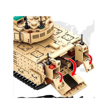 Конструктор Sembo 207005 Танк Меркава 659 деталей