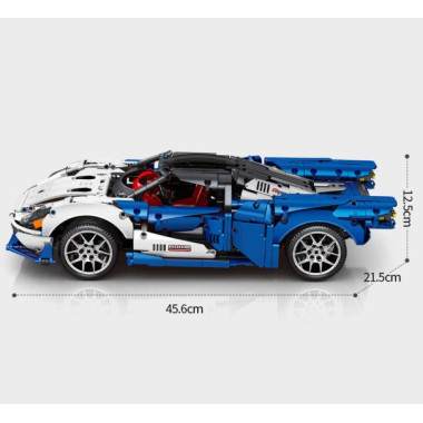 Конструктор Sembo 701037 Техника Машина &quot;Суперкар Hell Cat&quot; 1857 дет. 48.5x33x11