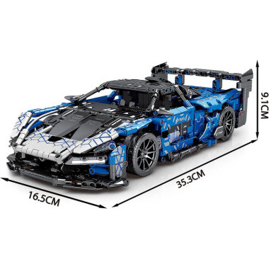 Конструктор Sembo 701951 Техника  Машина &quot;MCLUNE Serena Track Edition&quot; 1404 дет. 62.5x41.5x8 см