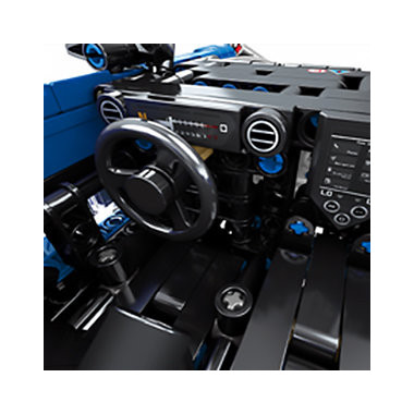 Конструктор Sembo 701951 Техника  Машина &quot;MCLUNE Serena Track Edition&quot; 1404 дет. 62.5x41.5x8 см