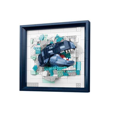 Конструктор Jaki JK5302 3D-Картина Динозавр, 573 дет., (пасть двигается) 43x8x32 см Конструктор Jaki JK5302 3D-Картина Динозавр, 573 дет., (пасть двигается) 43x8x32 см
