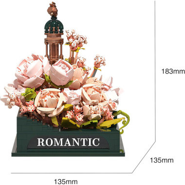 Конструктор Balody 21163 Цветочный дом 1454 дет 23x30x8