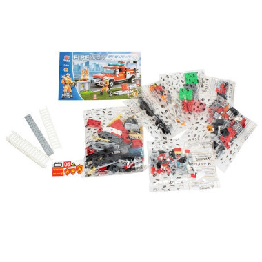 Конструктор BBlock XJ-829E Сити &quot;Пожарная машина для бездорожья&quot; 426 дет. 48x30x7 см