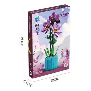 Конструктор Zuanma 101-8 Азалия 798дет. 41x5.5x29 Конструктор Zuanma 101-8 Азалия 798дет. 41x5.5x29