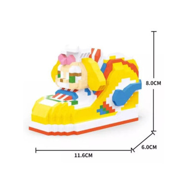 Конструктор Bricks Toy W2412 Мультяшный кроссовок 172 дет 22х5х15 см