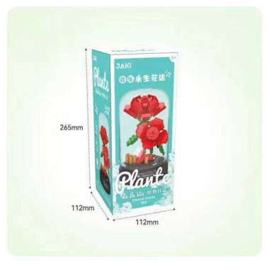 Конструктор JAKI JK2675 Музыкальная шкатулка Цветы &quot;Навсегда любовь&quot;