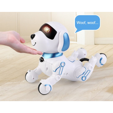 Игрушка собачка сенсорная интерактивная на радиоуправлении 27x14x22
