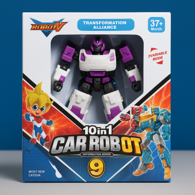 Трансформер мини робот &quot;Авто&quot; 10 видов в коробке 21.4х7х17.4 см