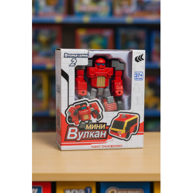 Робот-трансформер мини  10 видов в коробке 18х8х16 см