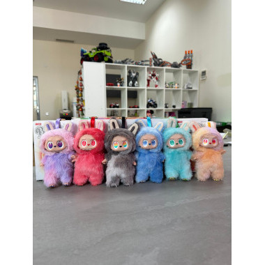 Labubu PopMart 8-дюймовая плюшевая виниловая кукла 6 шт. в комплекте, рандомный цвет. ЦЕНА ЗА 6 шт.