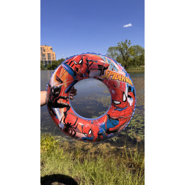 Круг для плавания &quot;Человек Паук&quot; 70 см