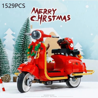 Конструктор 21059 Balody &quot;Рождественский мотоцикл&quot; 1529 дет.
