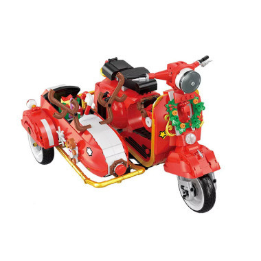 Конструктор 21059 Balody &quot;Рождественский мотоцикл&quot; 1529 дет.