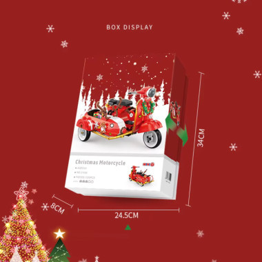 Конструктор 21059 Balody &quot;Рождественский мотоцикл&quot; 1529 дет.