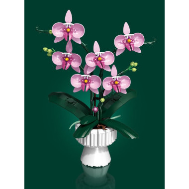 Конструктор SEMBO 601297 &quot;Орхидея&quot; 562 дет. 22X6X30