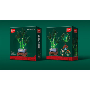 Конструктор SEMBO 601295 &quot;Бамбук&quot; 254 дет. 8X20X6