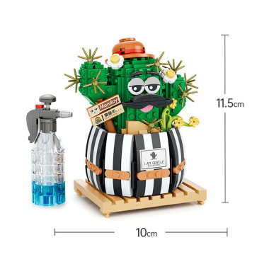 Конструктор Loz 1245 &quot;Мистер кактус&quot; 578 дет. 11x6.5x24 см