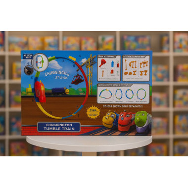 Чаггингтон Трек со светящ. паровозиком в кор. (аналог) 35х5х23см
