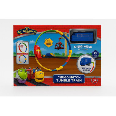 Чаггингтон Трек со светящ. паровозиком в кор. (аналог) 35х5х23см